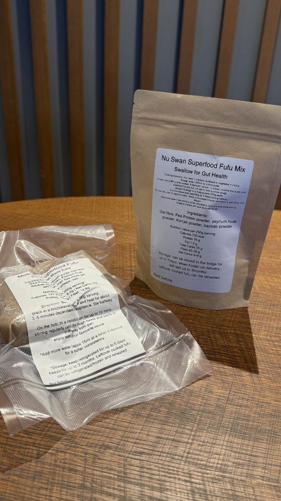 Low carb Fufu dry mixed and dough